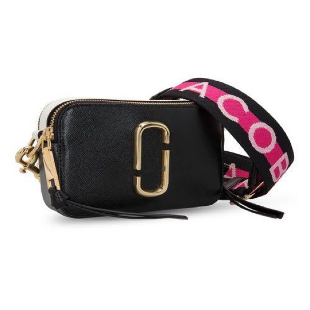 NWT Marc Jacobs The Snapshot in Black and Pink
